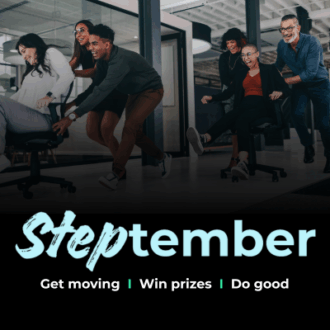 STEPtember: Get moving. Win prizes. Do good.